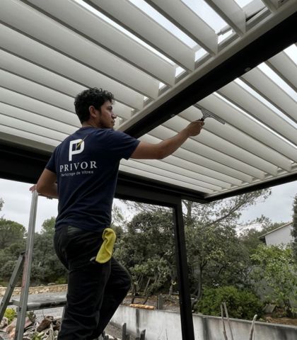 Nettoyage pergola